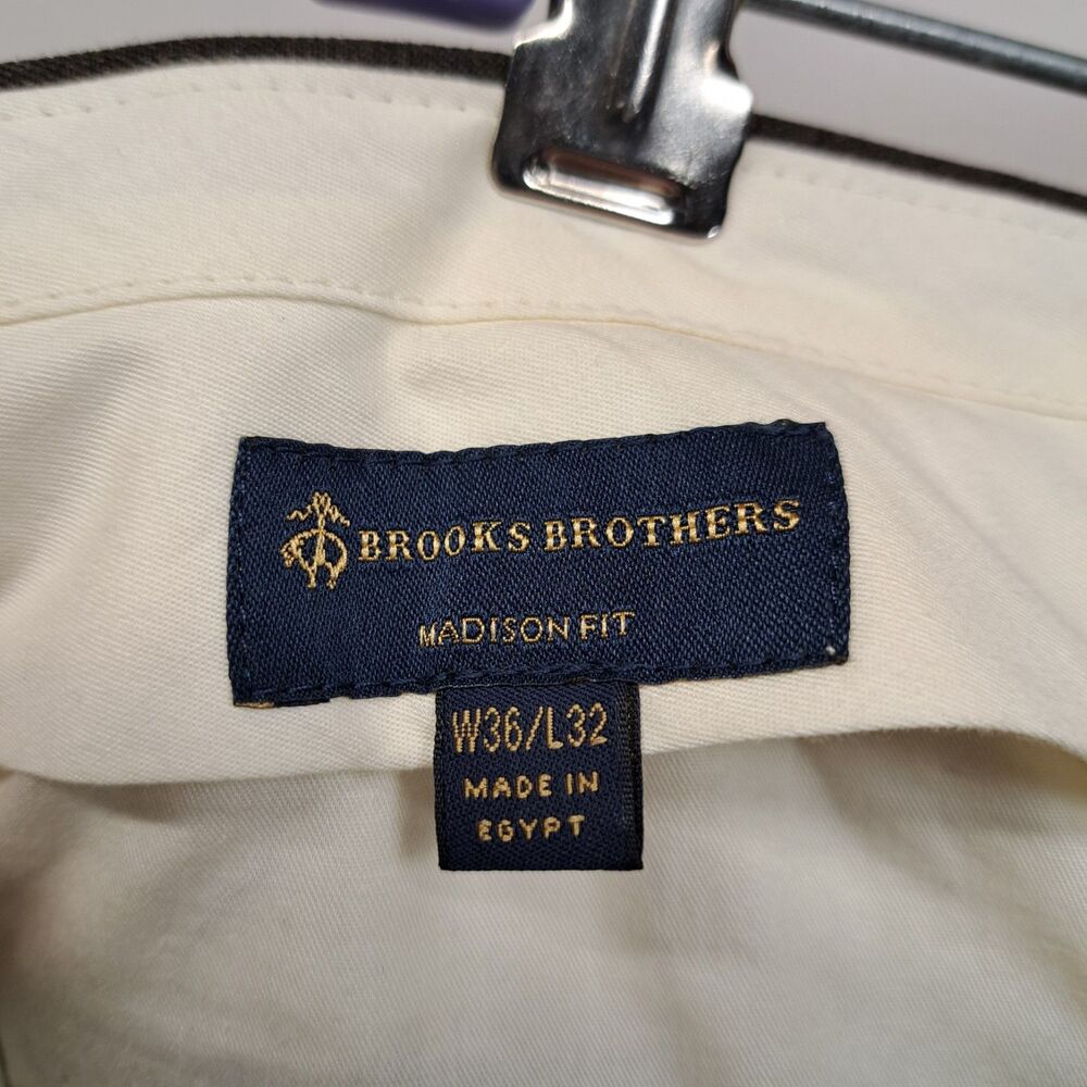 Brooks Brothers Madison Fit Mens Wool Pants 36x28 - Picture 8 of 10